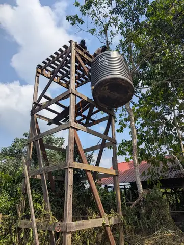 Château d’eau en bois et filtration — 12